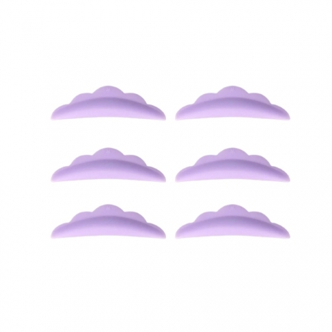 Бигуди силиконовые (5 пар / уп), фиолетовые