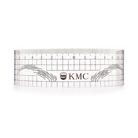 Reusable eyebrow symmetry ruler (KMC), black