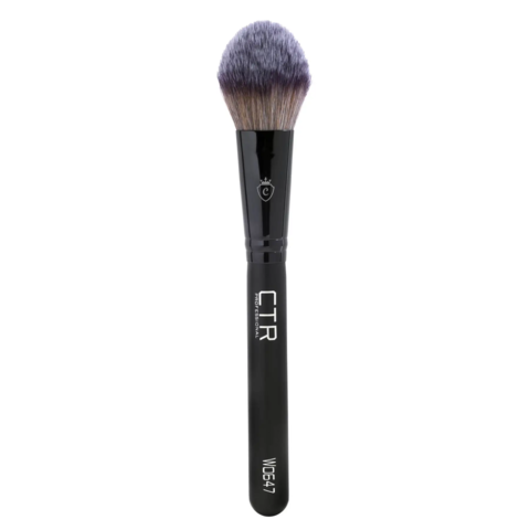 Powder, blush and concealer brush CTR W0647 with taklon fibre bristles
