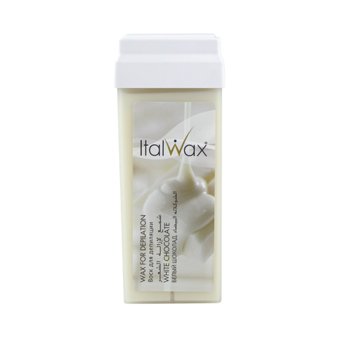 ItalWax depilation wax on roll 100 ml, white chocolate