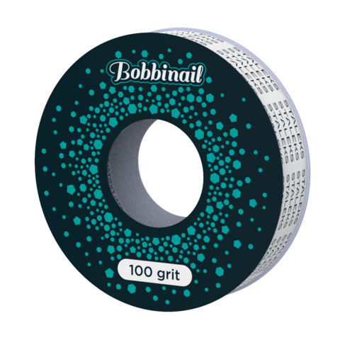 Roll of papmAm Staleks PRO EXCLUSIVE abrasive tape to complete the Bobbinail plastic box (7m) 100 grit