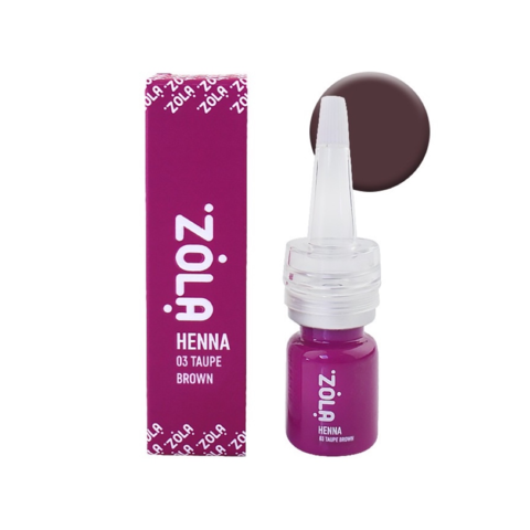 Henna for eyebrows Zola 03 Taupe brown, 5 g