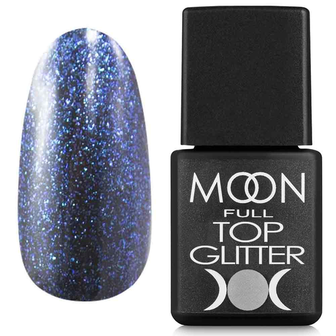 Тоp Moon Full Glitter nr 04(Blue), 8ml