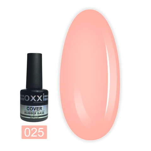 Baza kolorowa Oxxi Cover Rubber №025, 10ml