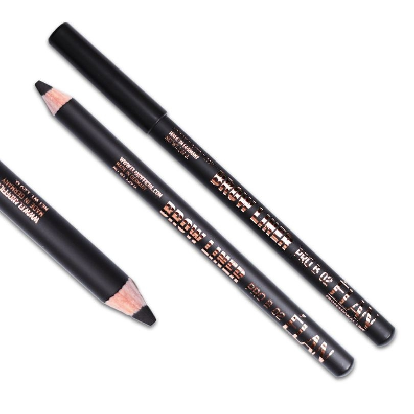 Elan Brow Liner Pro B Powder Eyebrow Pencil Nr02, dunkelbraun