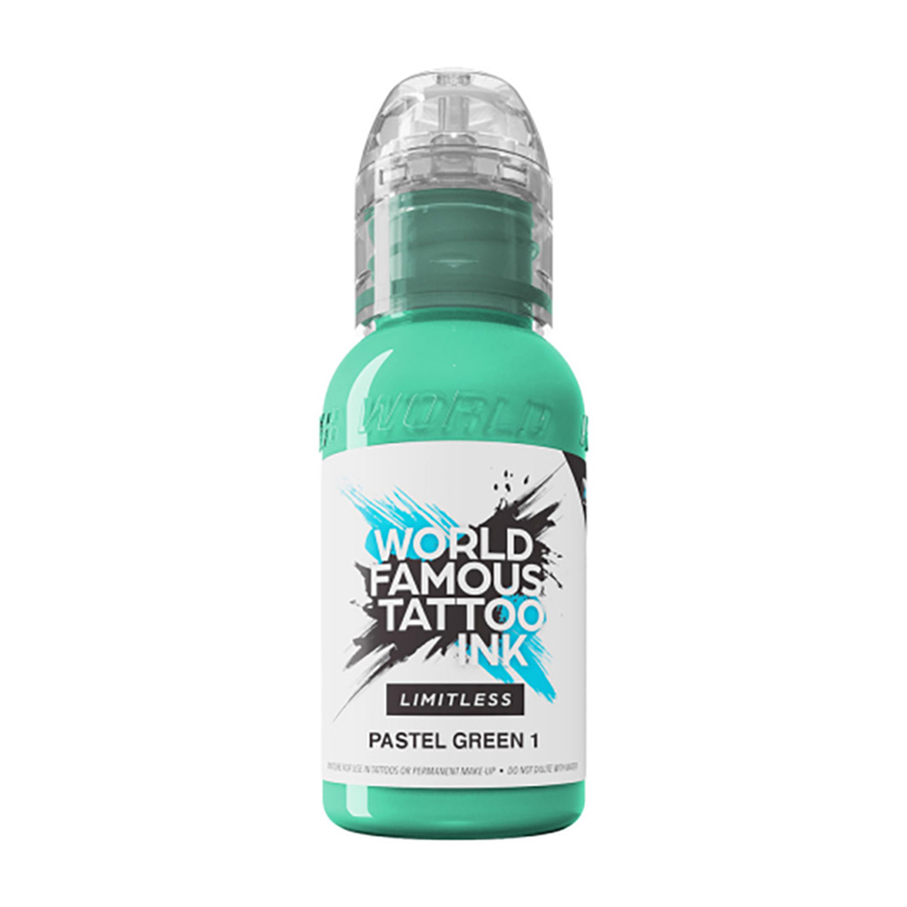 Tatuiruočių tušas World Famous Pastel Green No. 1, 30 ml