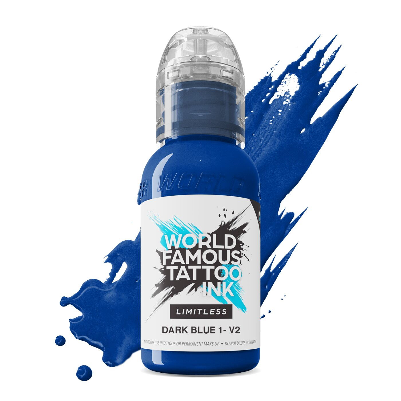 Tätowiertinte World Famous Dark Blue Nr. 1 v2, 30 ml