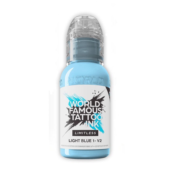 Tatuiruočių tušas World Famous Light Blue No. 1 v2, 30 ml