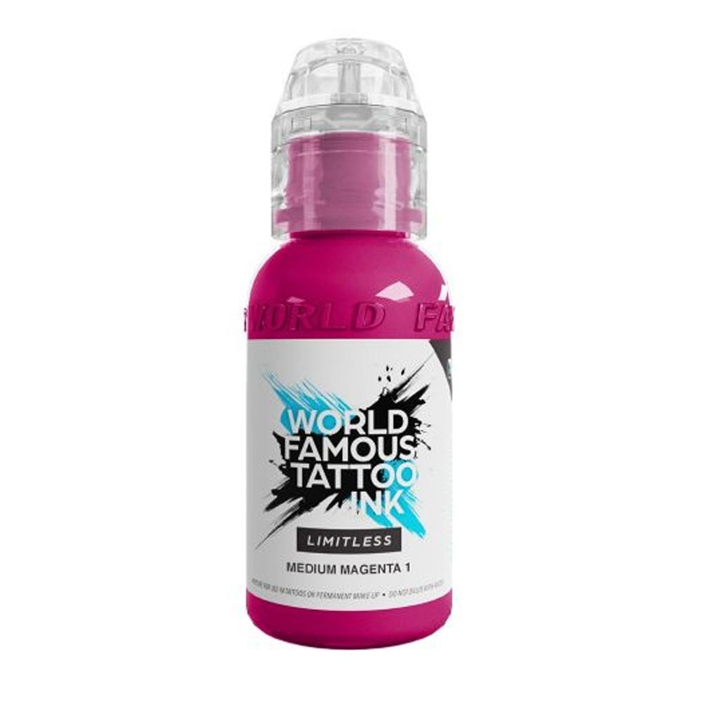 Tatuiruočių rašalas World Famous Medium Magenta No. 1, 30 ml