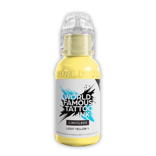 Tetovēšanas tuša World Famous Light Yellow Nr. 1, 30 ml