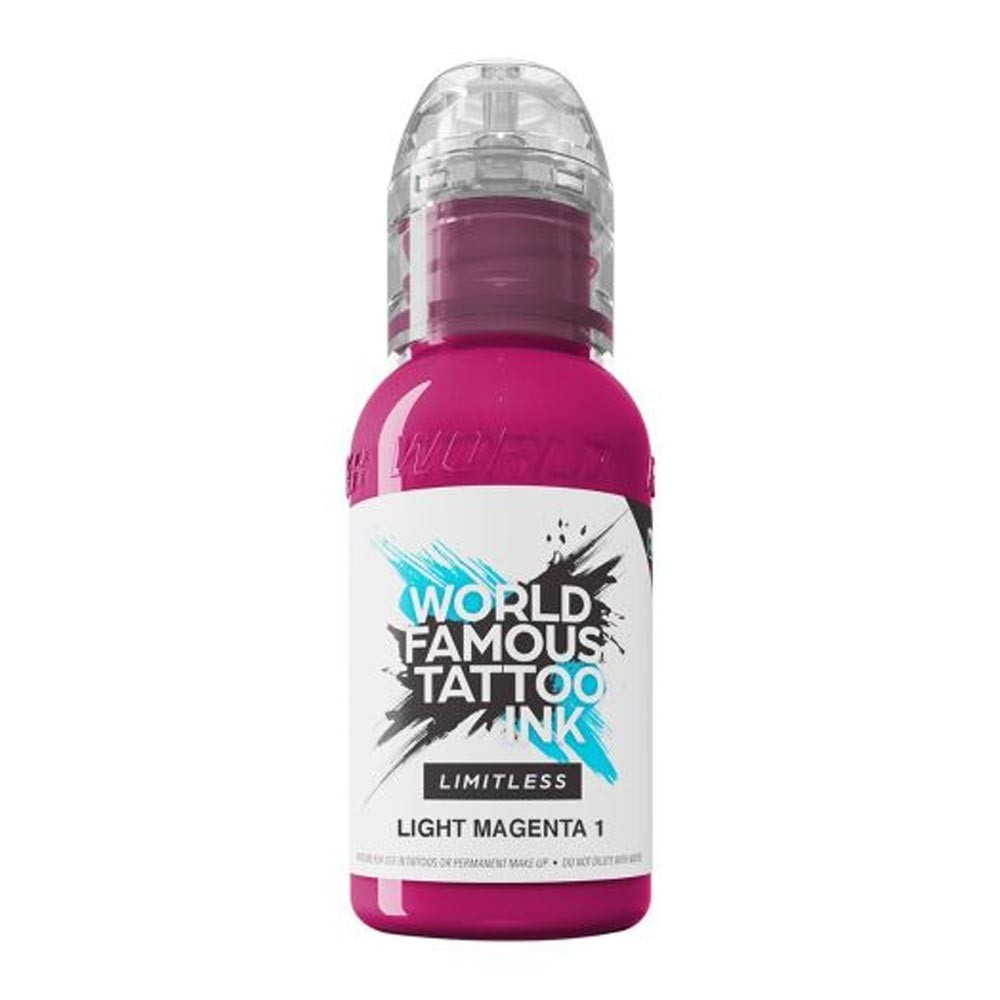 Tatuiruočių rašalas World Famous Light Magenta No. 1, 30 ml