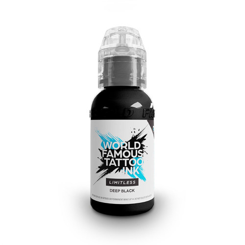 Tattoo ink World Famous Deep Black, 30 ml