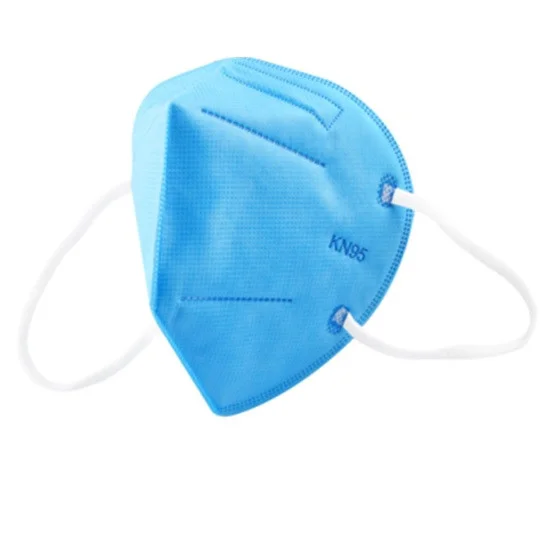 Maska filtrująca KN95 sześciowarstwowa bez zaworu (1 szt.), niebieska