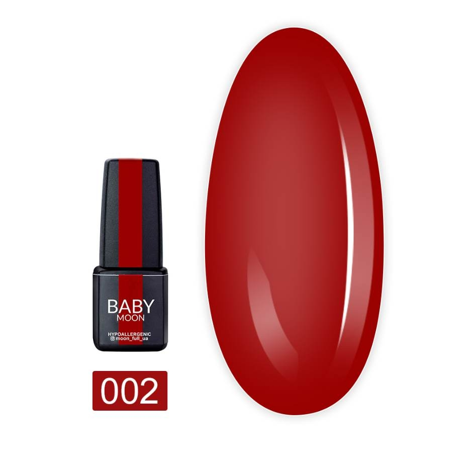 Baby Moon Red Chic Hybrid Varnish Nr02, 6 ml