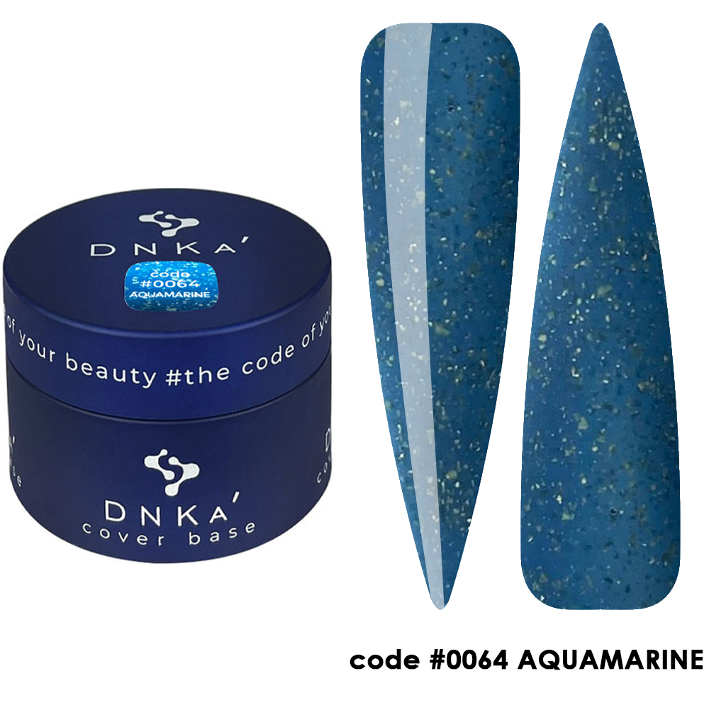 DNKa Cover Base No. 0064 Aquamarine Color Base, 30 ml