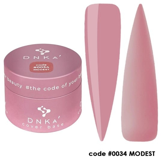 &quot;DNKa Cover Base Colour&quot; Nr. 0034 &quot;Modest&quot;, 30 ml