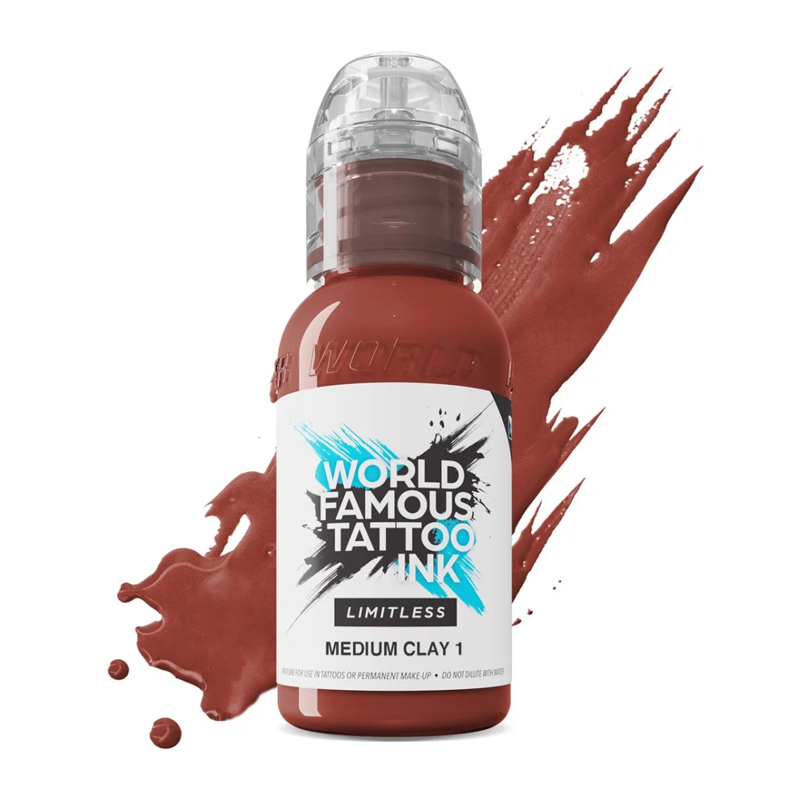 Tätowierfarbe World Famous Medium Clay Nr. 1, 30 ml