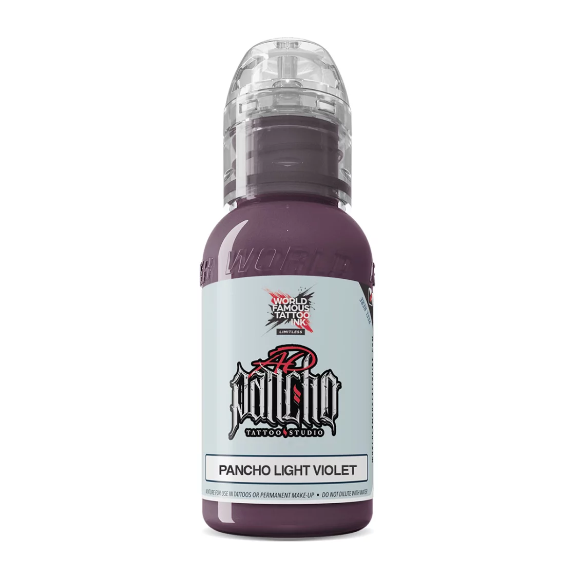 Tatuiruočių tušas World Famous A.D. Pancho Light Violet, 30 ml