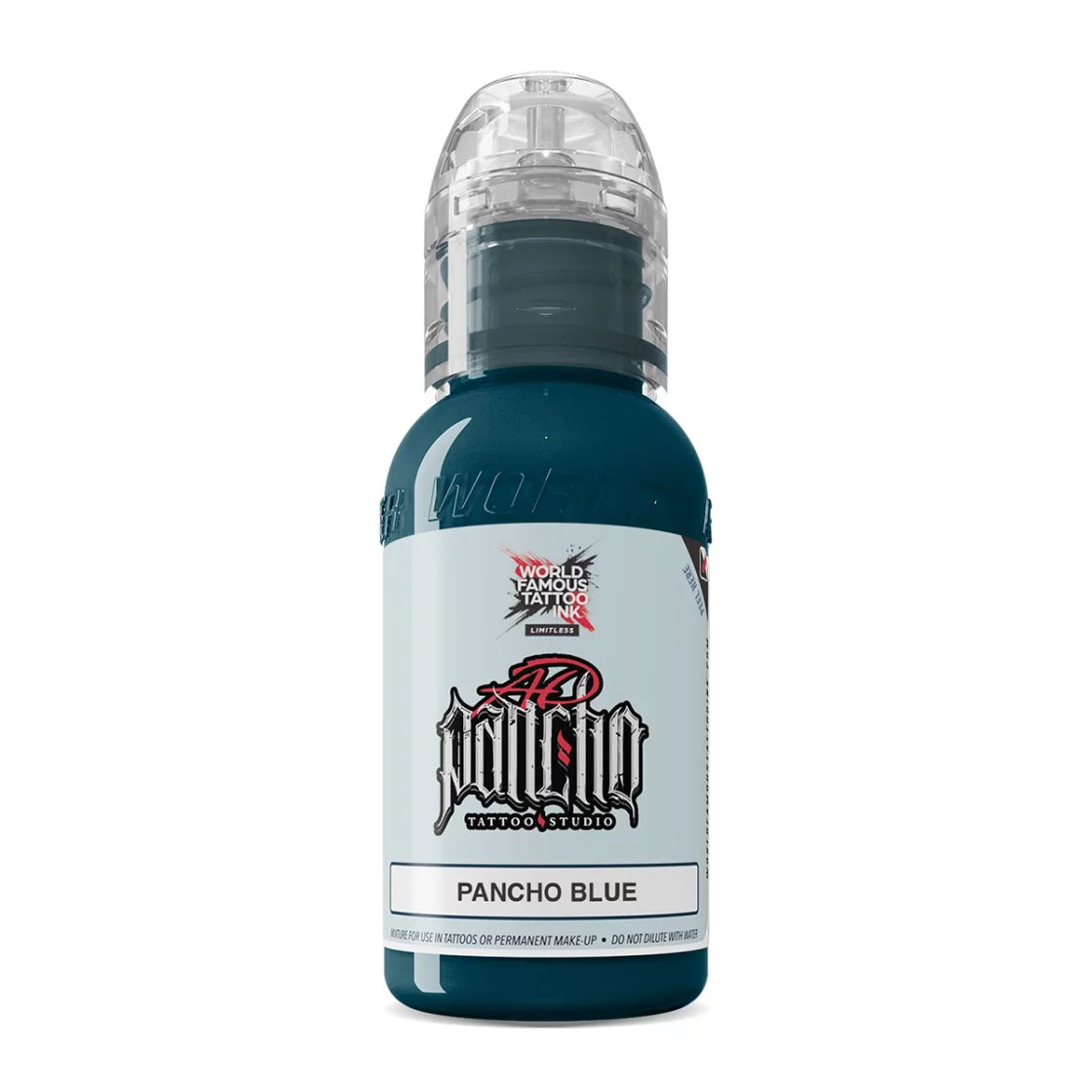 Tatuiruočių tušas World Famous A.D. Pancho Blue, 30 ml