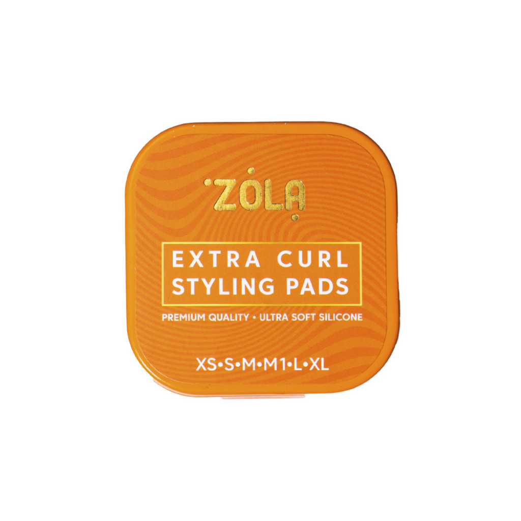 Silikoninių volelių rinkinys &quot;Zola Extra Curl Styling Pads&quot; (XS, S, M, M1, L, XL)