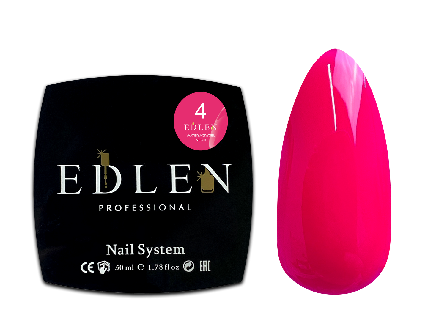 Acrylgel Edlen Water Neon Nr04, 50 ml