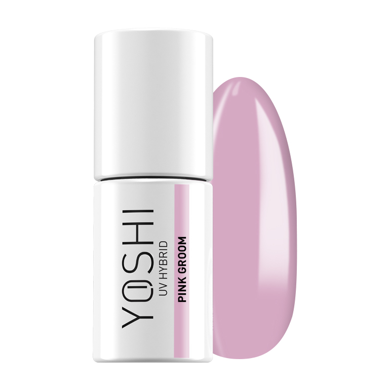 Yoshi Pink Groom hybrid varnish no. 212, 6 ml