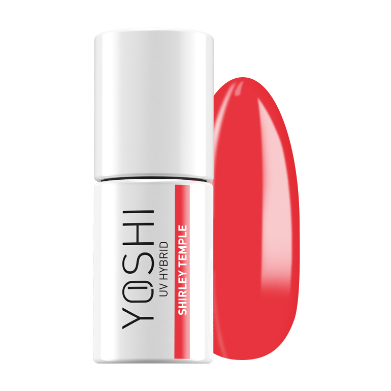 Yoshi UV LED Shirley Temple Hybrid Lacquer No. 122, 6 ml