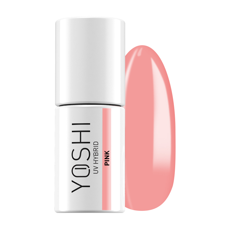 Yoshi UV LED French Pink hybrid lacquer No 004, 6 ml