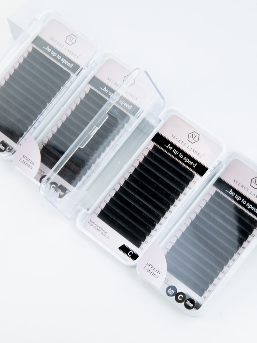 Secret Lashes Speedy Mix C Eyelashes, 0.07, 7-13 mm