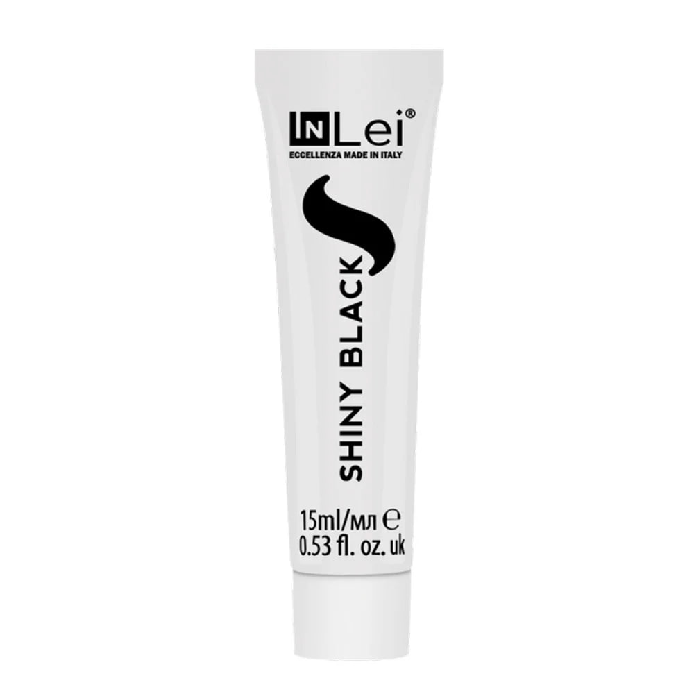 InLei glänzend blаck Augenbrauen- und Wimpernfarbe 15 ml, schwarz