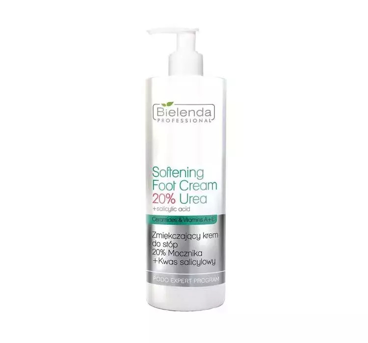 Bielenda softening foot cream (20% urea and salicylic acid), 500 ml