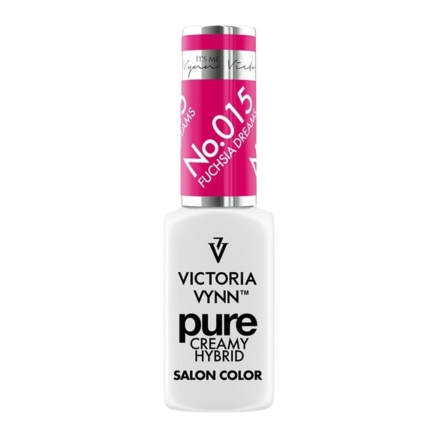 &quot;Victoria Vynn Pure&quot; kreminis hibridinis lakas 015 Fuchsia Dreams, 8 ml