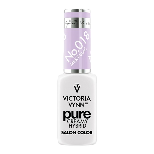 &quot;Victoria Vynn Pure&quot; kreminis hibridinis lakas 018 Milky Lilac, 8 ml