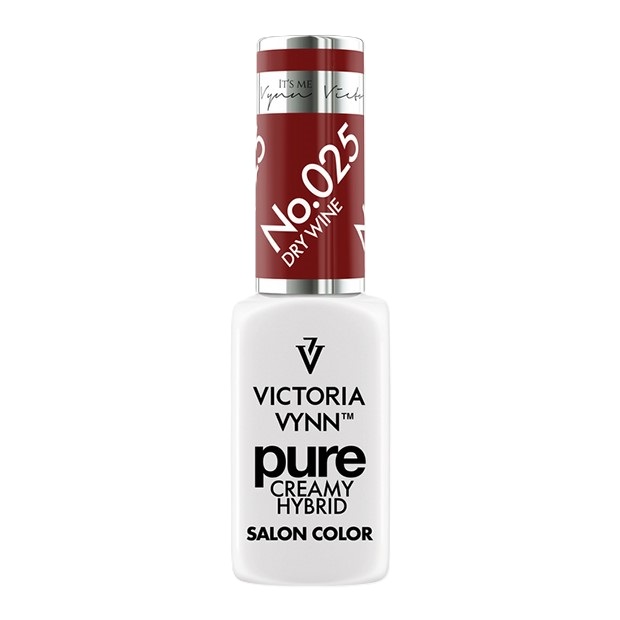 Victoria Vynn Pure krēmveida hibrīda laka 025 Dry Wine, 8 ml