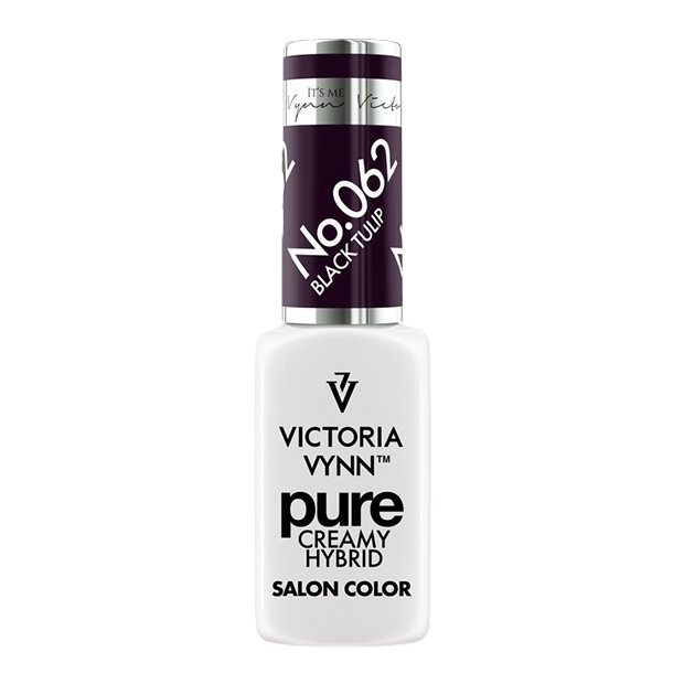 Victoria Vynn Pure Creamy hübriidlakk 062 Black Tulip 8 ml