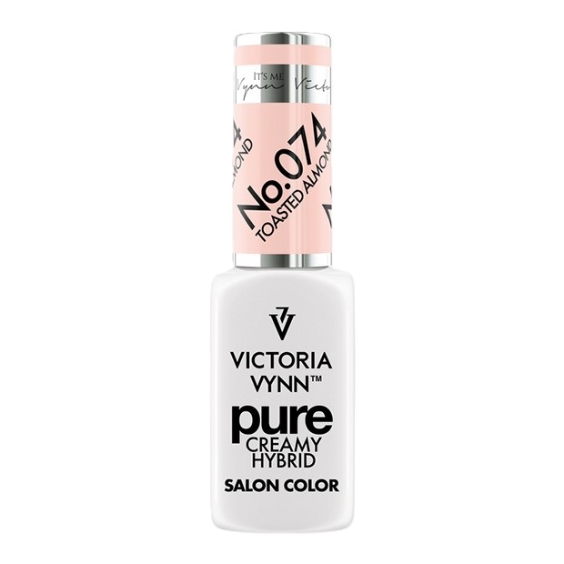 &quot;Victoria Vynn Pure&quot; kreminis hibridinis lakas 074 Skrudinti migdolai, 8 ml