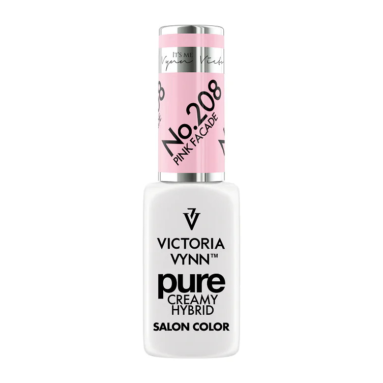 &quot;Victoria Vynn Pure Creamy Hybrid&quot; lakas 208 Pink Facade, 8 ml