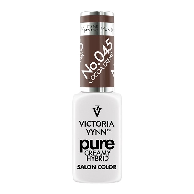 Victoria Vynn Pure krēmveida hibrīda laka 045 Cocoa Creme, 8 ml