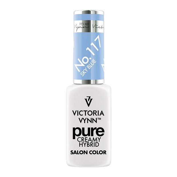 Lakier hybrydowy Victoria Vynn Pure Creamy Hybrid 117 Sky Blue, 8 ml