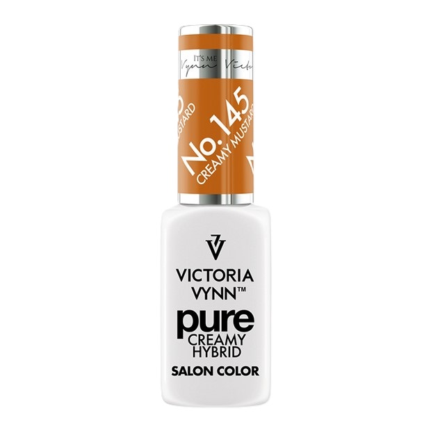 Victoria Vynn Pure krēmveida hibrīda laka 145 Krēmveida sinepju laka, 8 ml