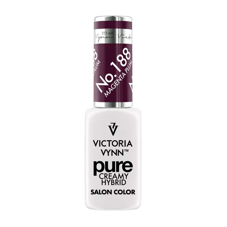 &quot;Victoria Vynn Pure&quot; kreminis hibridinis lakas 188 Magenta Plum, 8 ml