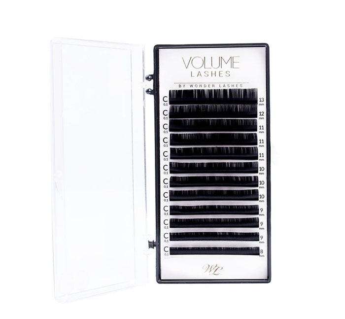 Skropstas Wonder Lashes Volume Mix D 0.10, 8-13 mm