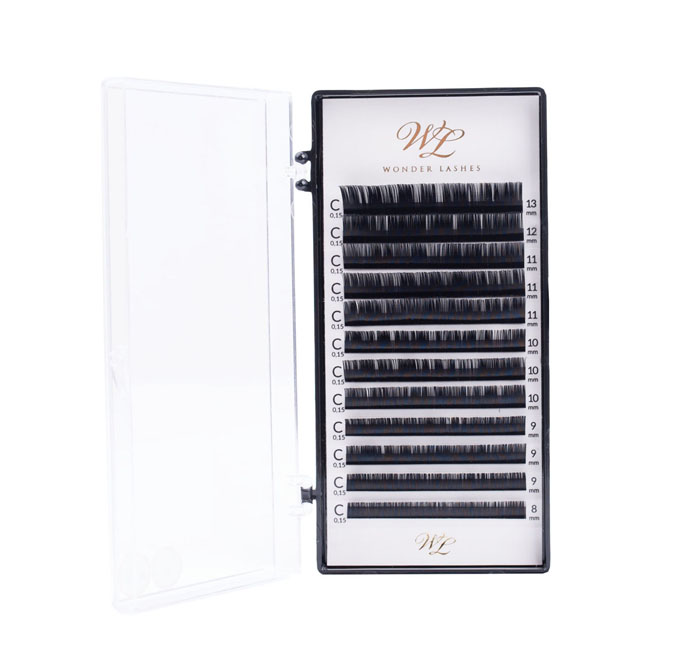 Wimpern Wonder Lashes Volumen Mix C 0.15, 8-13 mm