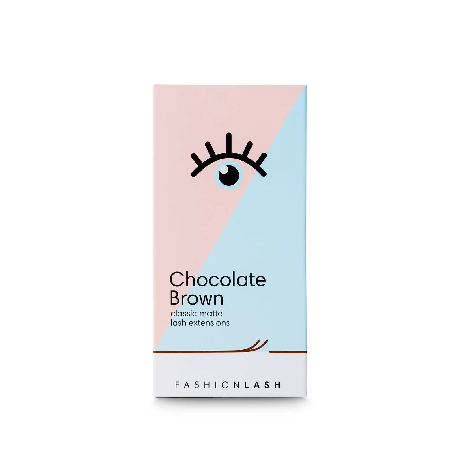 Fashion Lash Chocolate Brown C 0.07, 7 mm