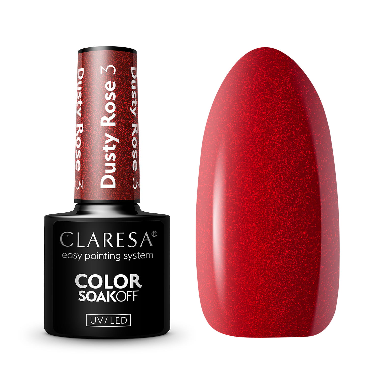 Claresa Dusty Rose Hybrid Varnish No. 3, 5 g