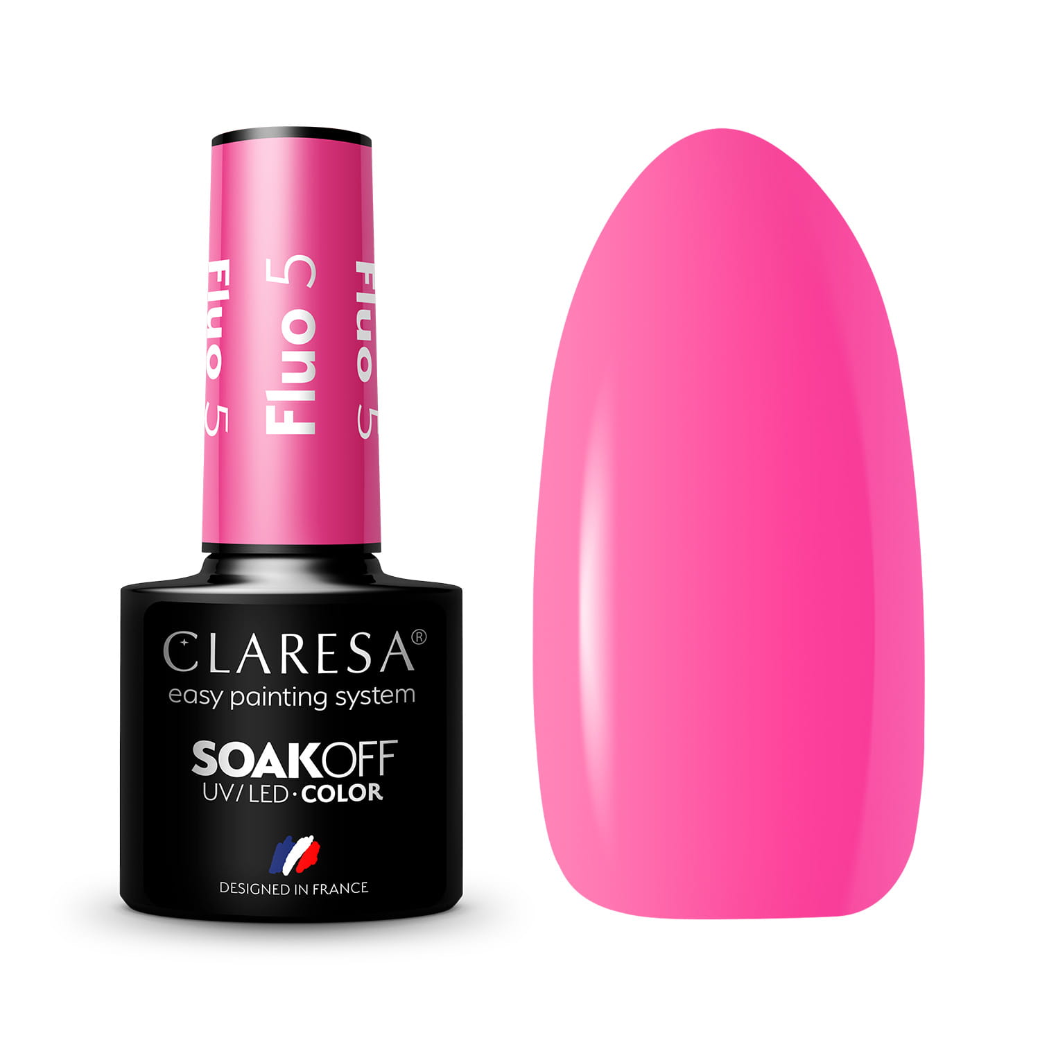 Claresa Fluo Hybrid Varnish No. 5, 5 g