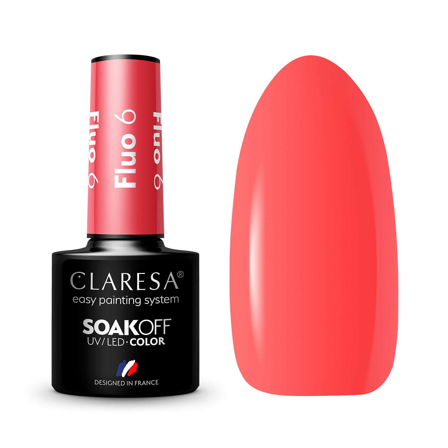 Claresa Fluo Hybrid Varnish No. 6, 5 g