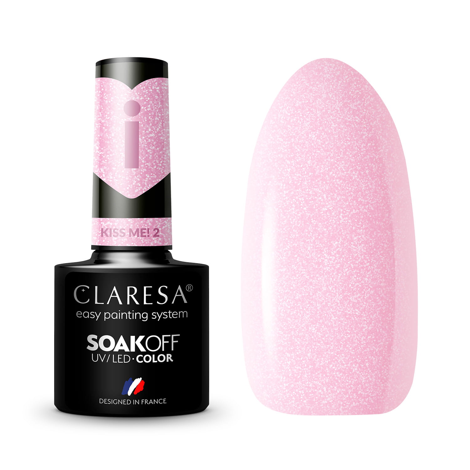 Claresa Kiss Me Hybrid Varnish No. 2, 5 g