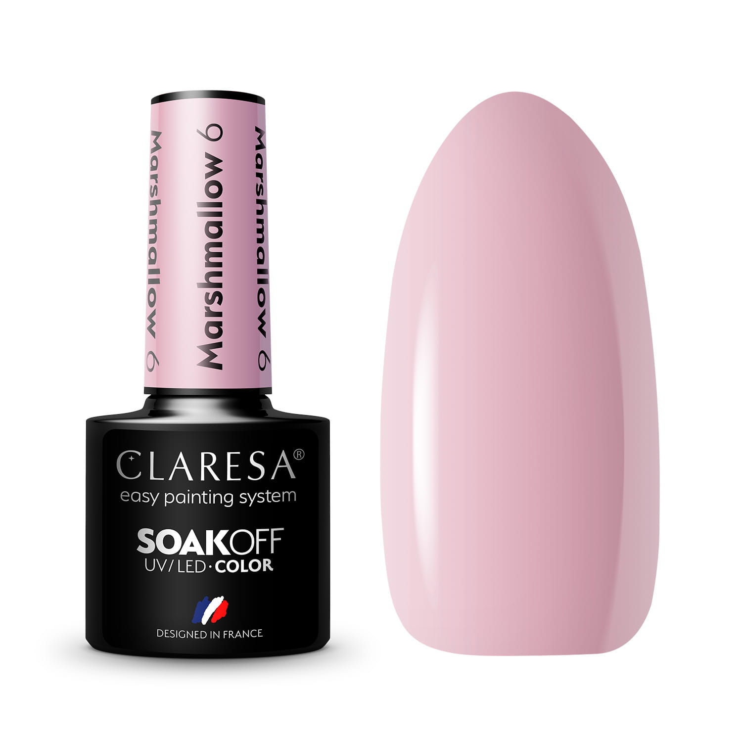 Claresa Marshmallow Hybrid Varnish No. 6, 5 g