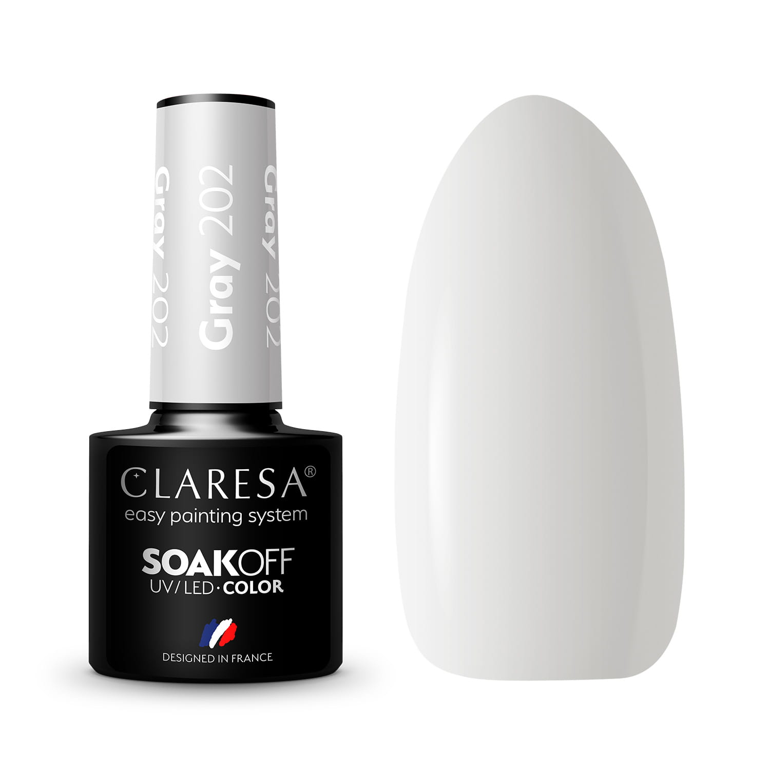 Claresa Gray Hybrid Varnish No. 202, 5 g